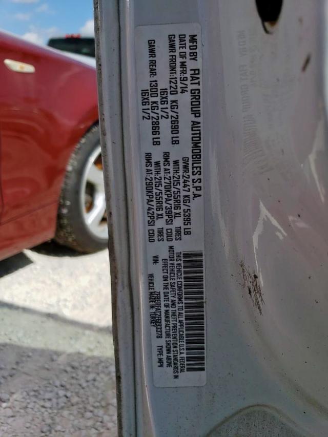 ZFBERFAT2F6193378 - 2015 RAM PROMASTER თეთრი ფოტო 10