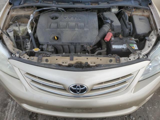 2T1BU4EEXDC046603 - 2013 TOYOTA COROLLA BASE GOLD photo 11