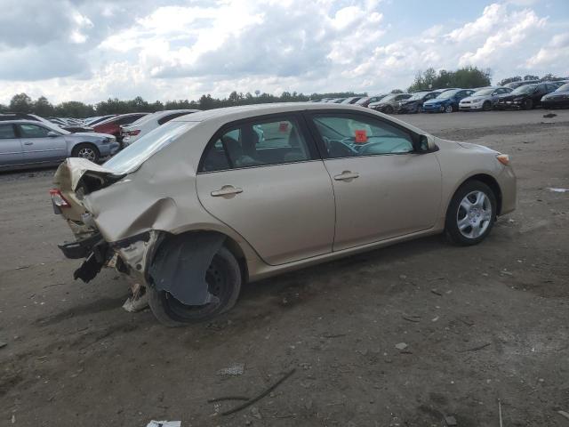 2T1BU4EEXDC046603 - 2013 TOYOTA COROLLA BASE GOLD photo 3