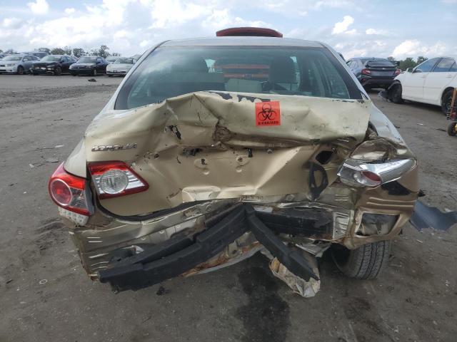 2T1BU4EEXDC046603 - 2013 TOYOTA COROLLA BASE GOLD photo 6