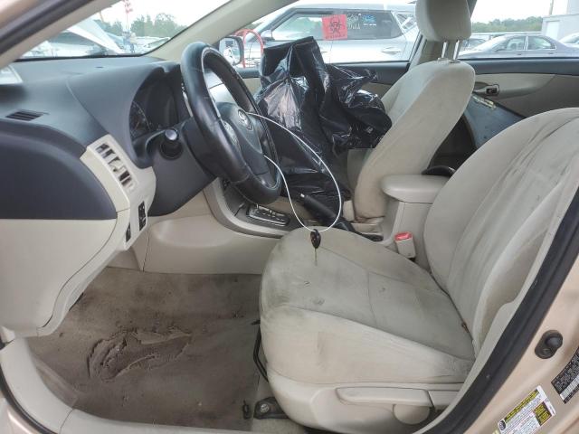 2T1BU4EEXDC046603 - 2013 TOYOTA COROLLA BASE GOLD photo 7