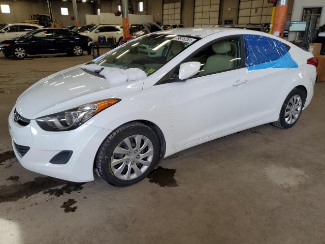 5NPDH4AE1CH102278 - 2012 HYUNDAI ELANTRA GLS WHITE photo 1