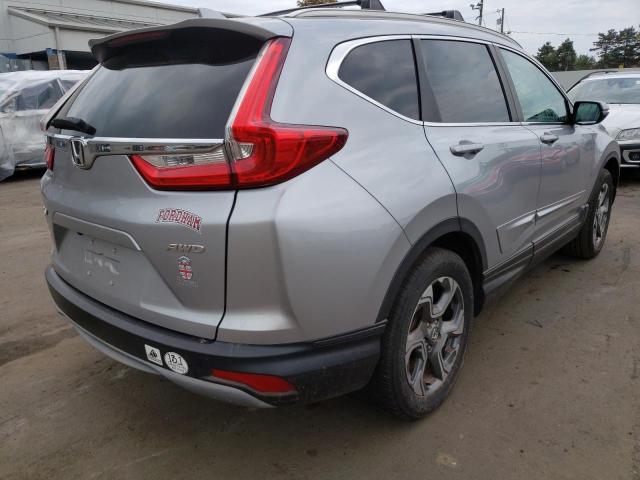 5J6RW2H89HL006833 - 2017 HONDA CR-V EXL SILVER photo 3