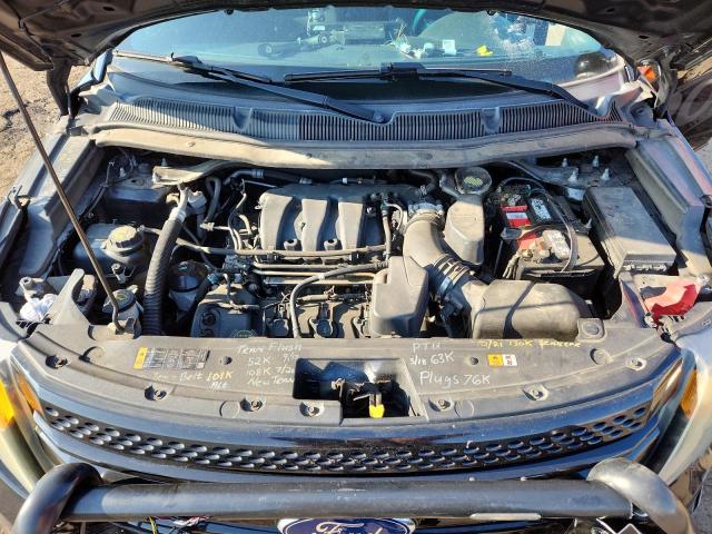 1FM5K8ARXFGC27686 - 2015 FORD EXPLORER POLICE INTERCEPTOR Siyah fotoğraf 12