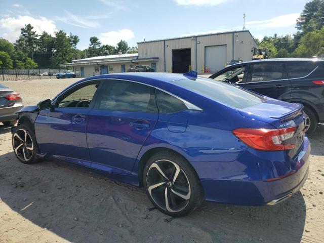 1HGCV1F33JA253459 - 2018 HONDA ACCORD SPORT Blau Foto 2