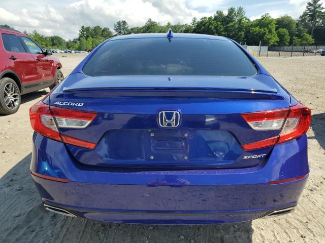 1HGCV1F33JA253459 - 2018 HONDA ACCORD SPORT Blau Foto 6