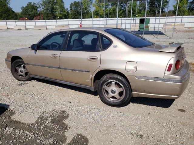 2G1WF52E449288673 - 2004 CHEVROLET IMPALA GOLD photo 2