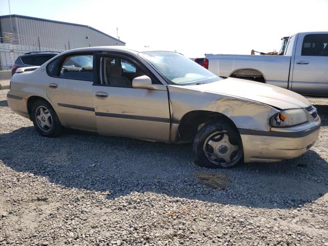 2G1WF52E449288673 - 2004 CHEVROLET IMPALA GOLD photo 4