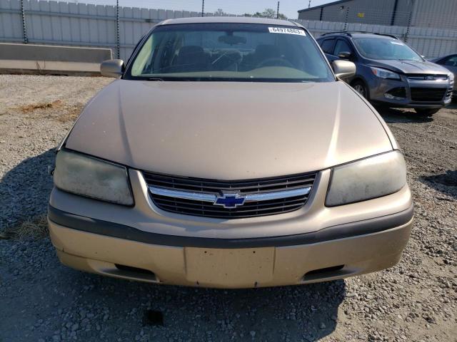 2G1WF52E449288673 - 2004 CHEVROLET IMPALA GOLD photo 5