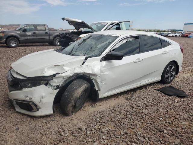 19XFC2F6XLE000477 - 2020 HONDA CIVIC LX WHITE photo 1