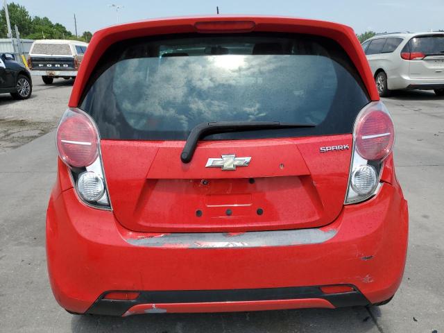 KL8CD6S98DC624948 - 2013 CHEVROLET SPARK 1LT RED photo 6