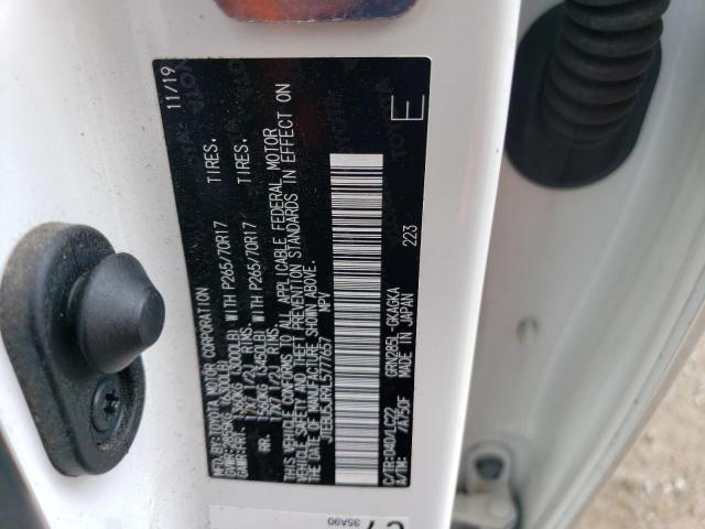 JTEBU5JR9L5777657 - 2020 TOYOTA 4RUNNER SR5/SR5 PREMIUM 白色 照片 14