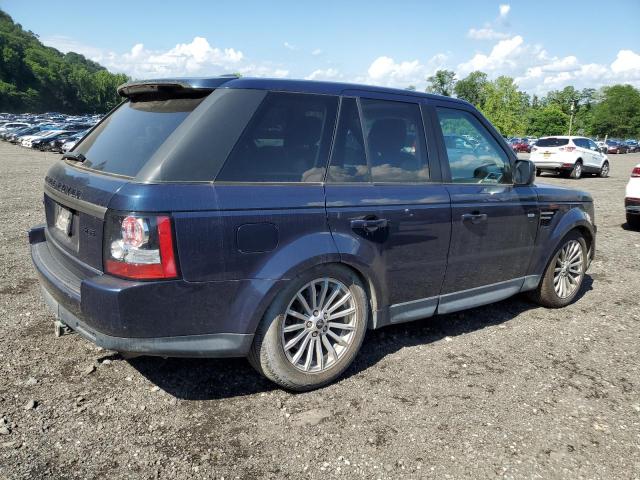 SALSF2D48CA742315 - 2012 LAND ROVER RANGE ROVE HSE BLUE photo 3