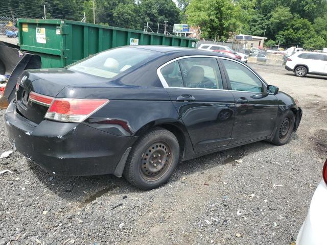 1HGCP2F39CA174316 - 2012 HONDA ACCORD LX BLACK photo 3