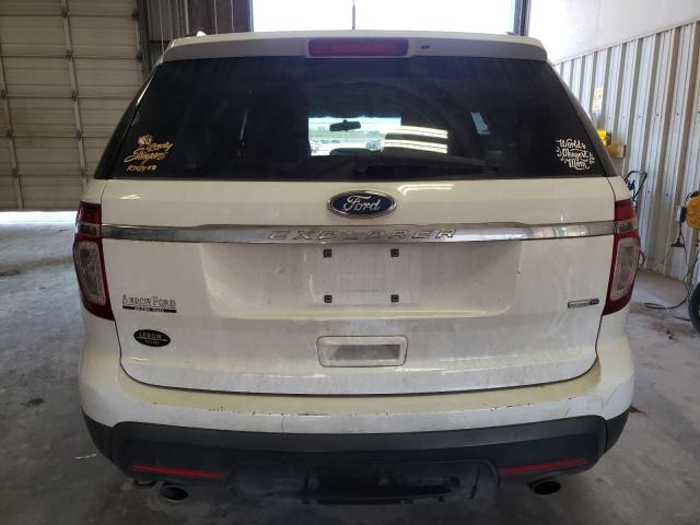 1FM5K8B82FGA64313 - 2015 FORD EXPLORER WHITE photo 6