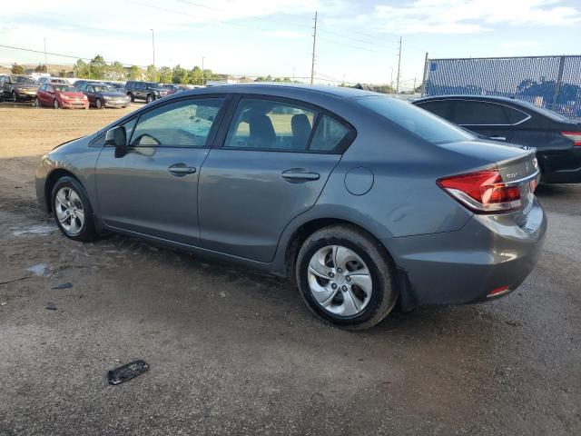 19XFB2F5XDE051070 - 2013 HONDA CIVIC LX GRAY photo 2