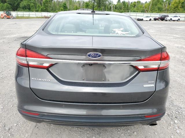 3FA6P0HD1JR156567 - 2018 FORD FUSION SE ნაცრისფერი ფოტო 6