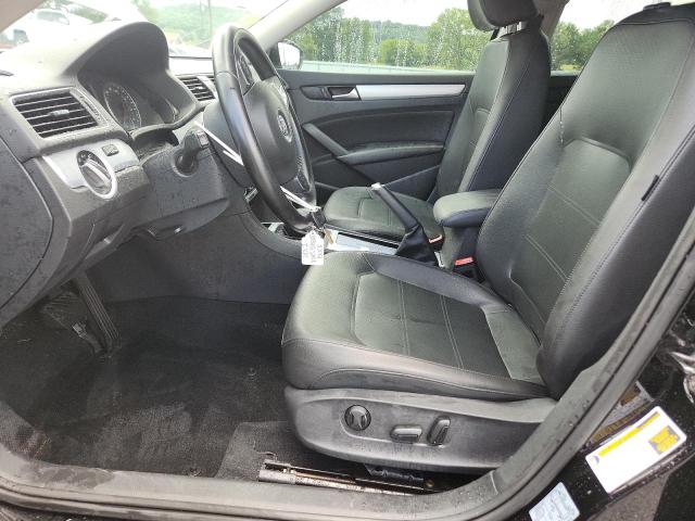 1VWBH7A32CC049770 - 2012 VOLKSWAGEN PASSAT SE შავი ფოტო 7