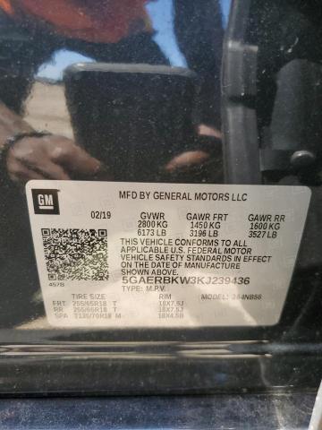 5GAERBKW3KJ239436 - 2019 BUICK ENCLAVE ESSENCE Boz foto 14