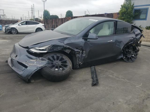 7SAYGDEE8NF454387 - 2022 TESLA MODEL Y CHARCOAL photo 1