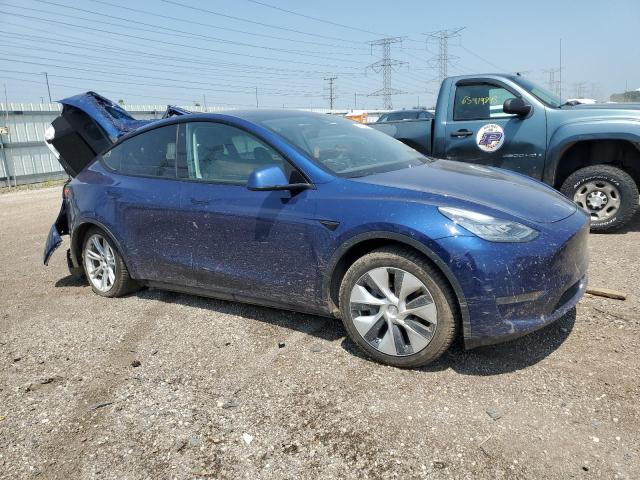 5YJYGDEEXLF046936 - 2020 TESLA MODEL Y BLUE photo 4