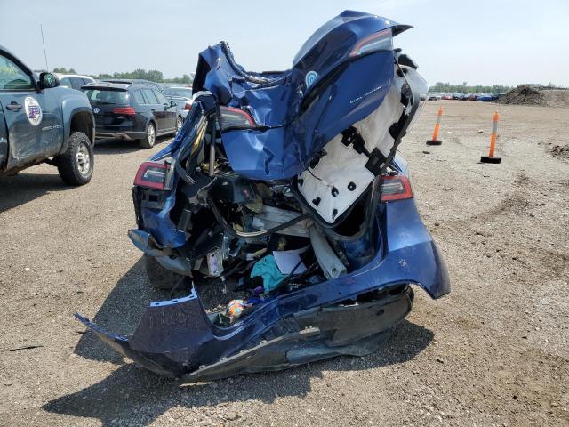5YJYGDEEXLF046936 - 2020 TESLA MODEL Y BLUE photo 6