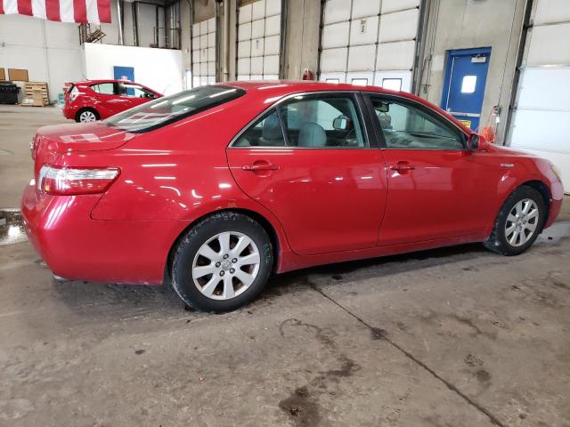 4T1BB46K08U056037 - 2008 TOYOTA CAMRY HYBRID RED photo 3