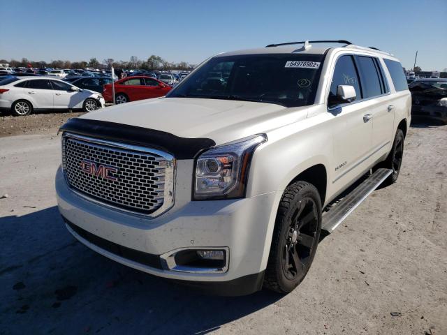 1GKS2JKJ0FR709650 - 2015 GMC YUKON XL DENALI WHITE photo 2