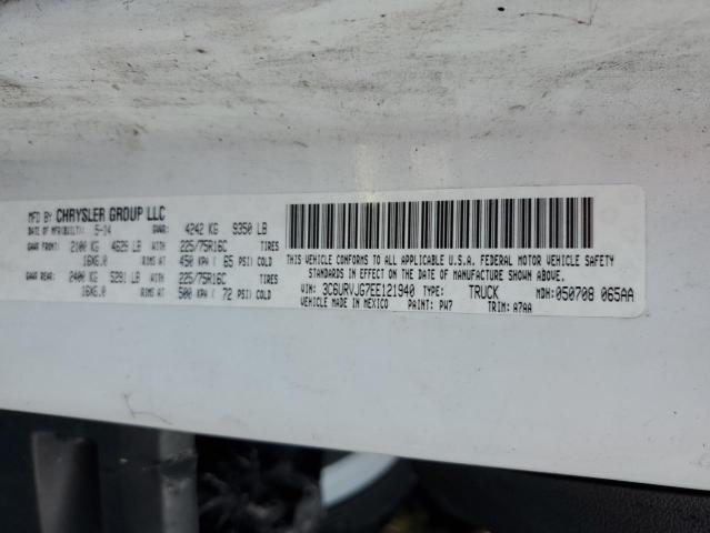 3C6URVJG7EE121940 - 2014 RAM PROMASTER 3500 HIGH Ağ foto 13