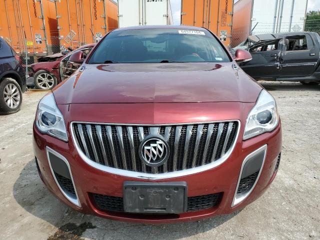 2G4GV5GX1G9155264 - 2016 BUICK REGAL GS BURGUNDY photo 5