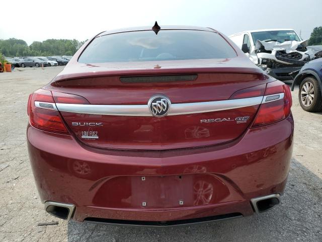 2G4GV5GX1G9155264 - 2016 BUICK REGAL GS BURGUNDY photo 6