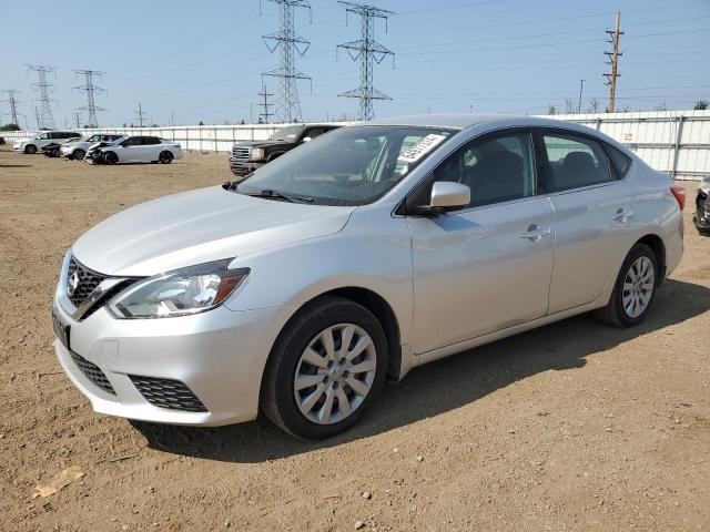 3N1AB7AP1HY410796 - 2017 NISSAN SENTRA S SILVER photo 1