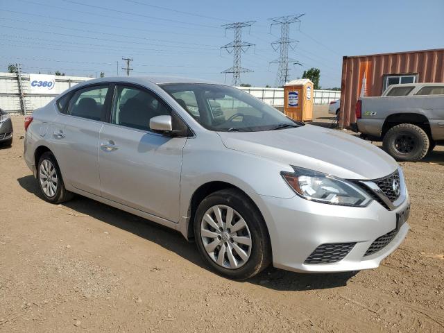 3N1AB7AP1HY410796 - 2017 NISSAN SENTRA S SILVER photo 4