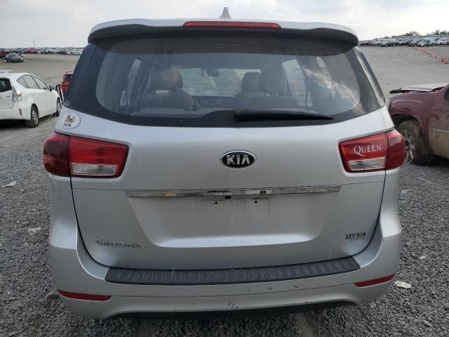 KNDMA5C15G6173102 - 2016 KIA SEDONA L SILVER photo 6