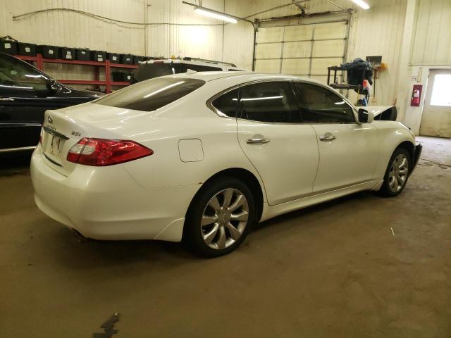 JN1BY1AR0BM373218 - 2011 INFINITI M37 X WHITE photo 3