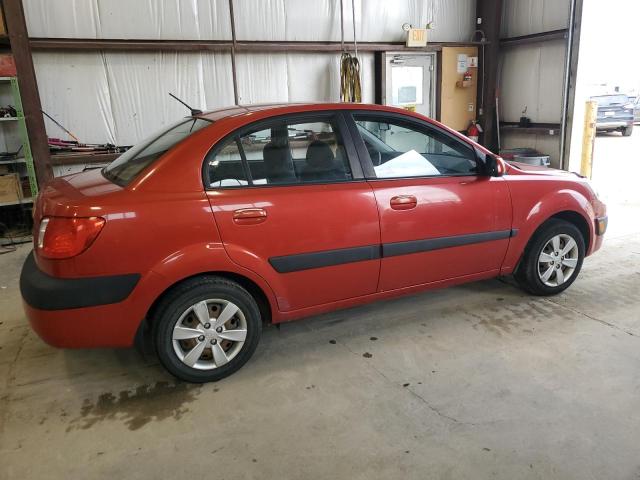 KNADE123386350454 - 2008 KIA RIO BASE RED photo 3