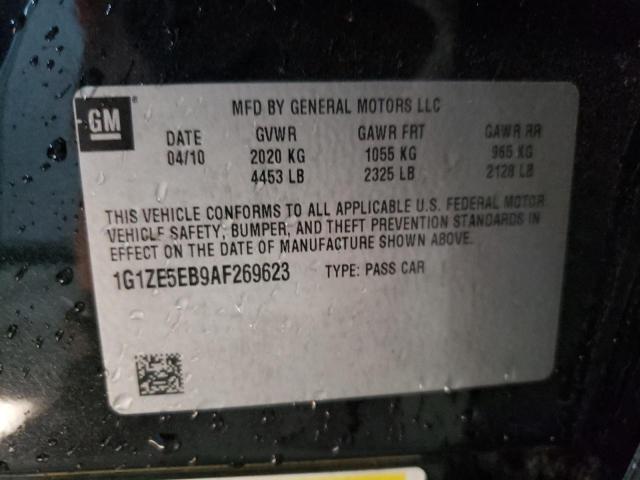 1G1ZE5EB9AF269623 - 2010 CHEVROLET MALIBU LTZ BLACK photo 12