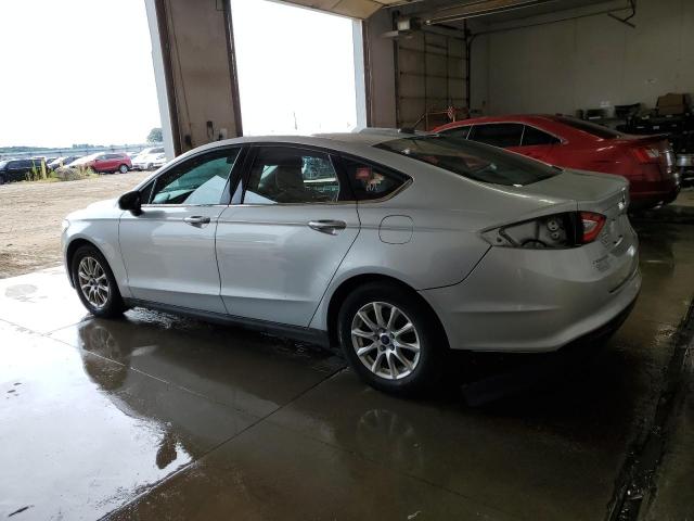 3FA6P0G76FR163906 - 2015 FORD FUSION S SILVER photo 2