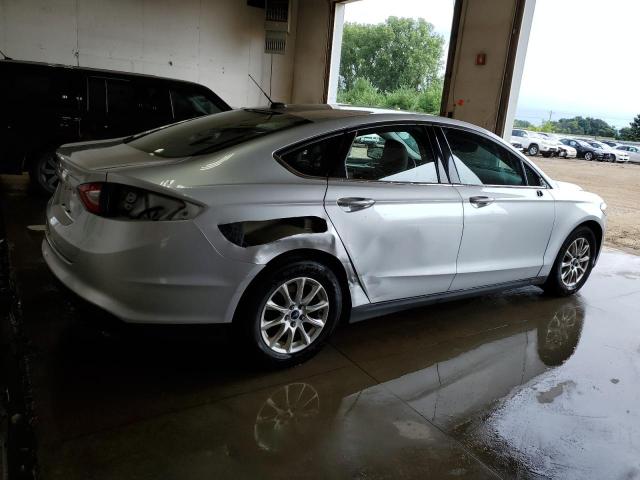 3FA6P0G76FR163906 - 2015 FORD FUSION S SILVER photo 3