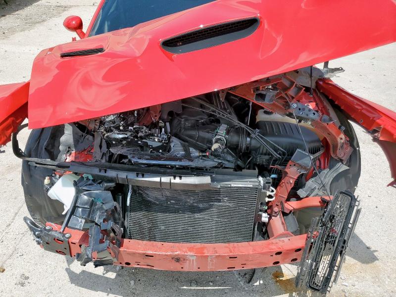2C3CDZFJXPH563377 - 2023 DODGE CHALLENGER R/T SCAT PACK RED photo 11