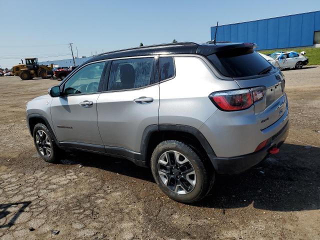 3C4NJDDB5HT645604 - 2017 JEEP COMPASS TRAILHAWK SILVER photo 2