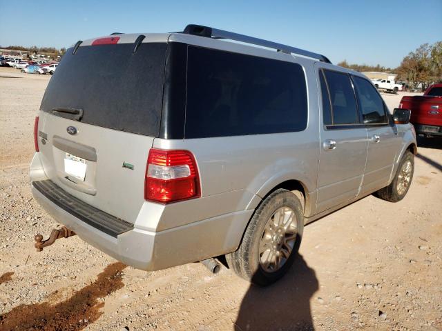 1FMJK2A59EEF41817 - 2014 FORD EXPEDITION EL LIMITED SILVER photo 4