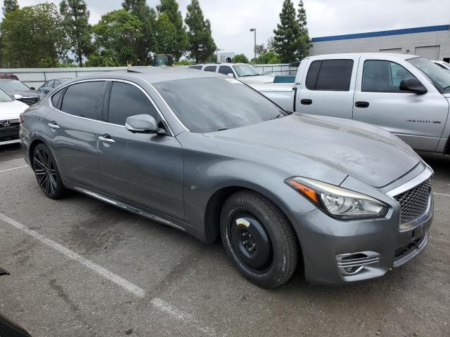 JN1BY1PP6FM600942 - 2015 INFINITI Q70L 3.7 GRAY photo 4