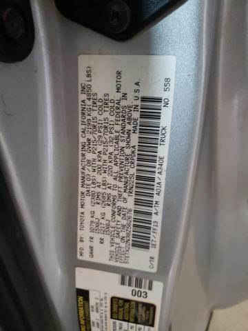 5TETX22N38Z562676 - 2008 TOYOTA TACOMA ACCESS CAB ვერცხლისფერი ფოტო 12