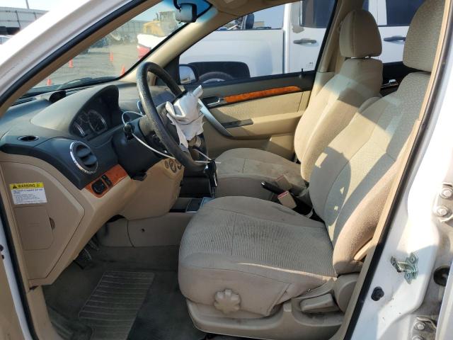 KL1TG5DEXAB097006 - 2010 CHEVROLET AVEO LT WHITE photo 7