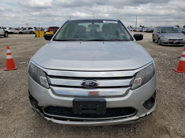 3FAHP0GA0CR345262 - 2012 FORD FUSION S SILVER photo 5