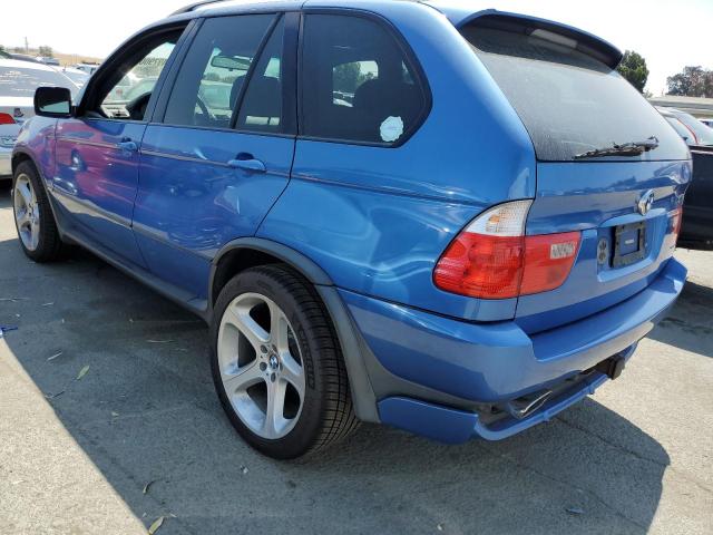 5UXFB935X3LN81055 - 2003 BMW X5 4.6IS BLUE photo 2