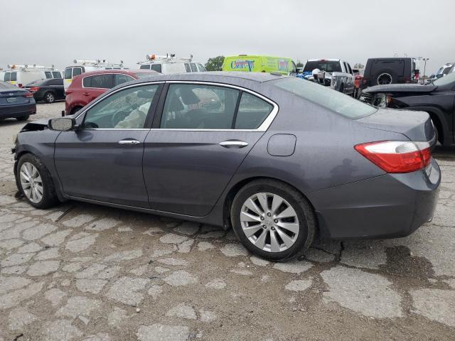 1HGCR2F89DA016159 - 2013 HONDA ACCORD EXL GRAY photo 2