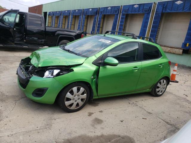 JM1DE1HY9B0118862 - 2011 MAZDA MAZDA2 GREEN photo 1