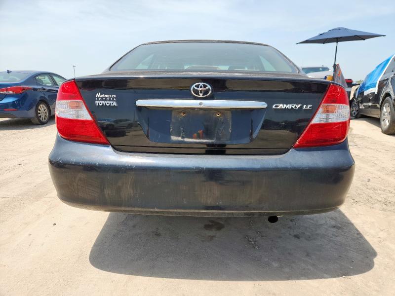 4T1BE32K52U116912 - 2002 TOYOTA CAMRY LE BLACK photo 6